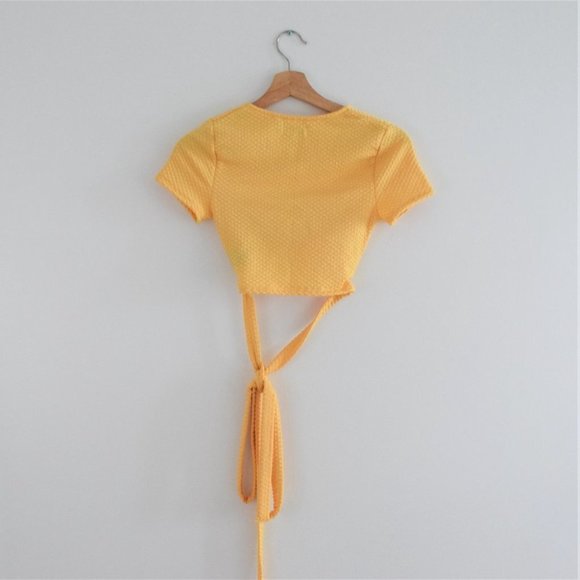 Urban Outfitters Tasha Twist-Front Cropped Wrap - Picture 5 of 5